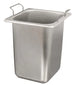 Omcan FW-CN-0252 stainless steel double sauce pot warmer two 2.5 L pots