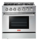 Omcan CE-CN-3618U 36 inch 6 burner residential gas range