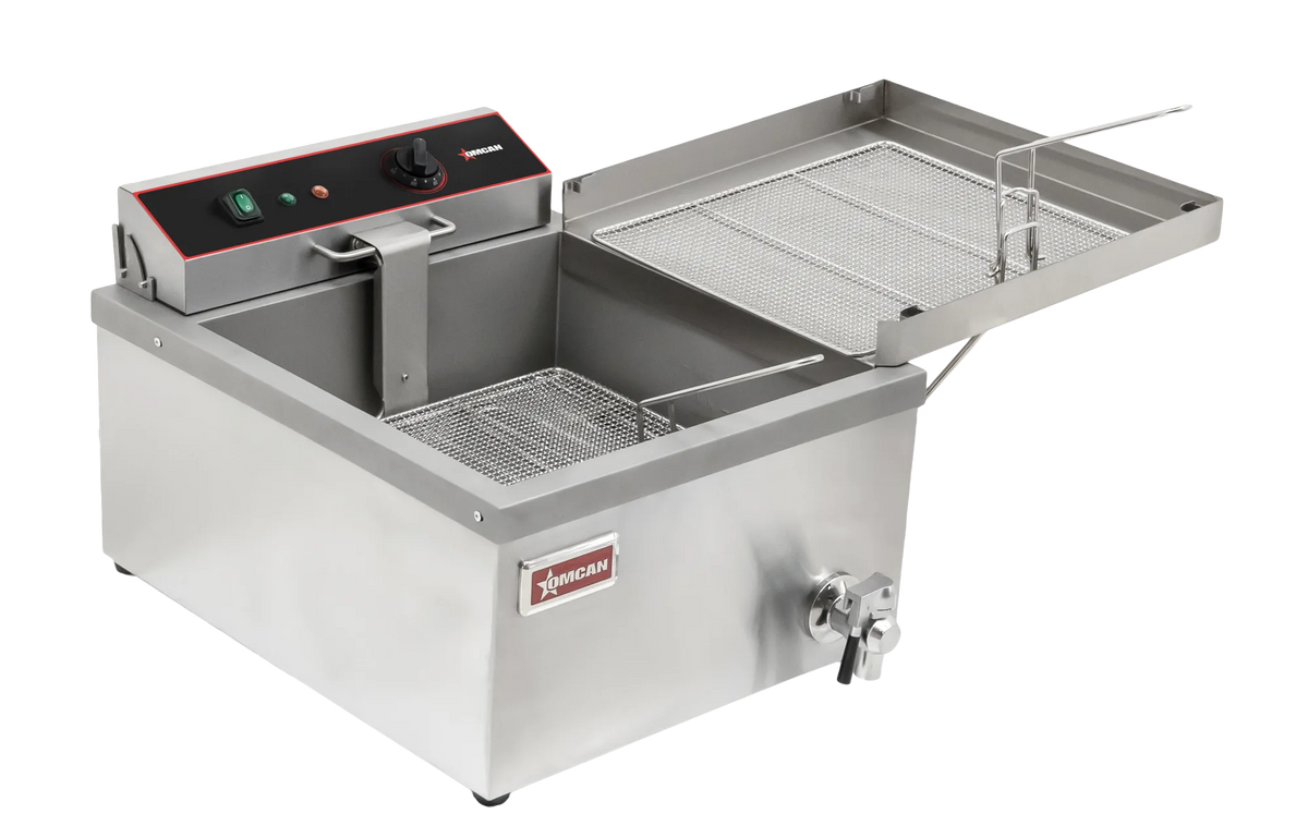 Omcan CE-CN-1700-F countertop electric donut and funnel cake fryer