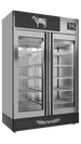 Omcan MAT2004.0 meat curing cabinet angle view