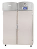Migali Industries EVOX-2F-BB Plasma Freezer 44.9 Cu. Ft. - two solid door upright freezer at -30C with chart recorder, front quarter view