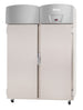 Migali Industries EVOX-2F-PH Medical-Grade Freezer 44.9 Cu. Ft. - two solid door upright freezer with digital temperature controller, front quarter view