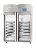 Migali Industries EVOX-2RG-BB Blood Bank Refrigerator 44.9 Cu. Ft. - two glass doors with pull-out blood storage baskets and chart recorder, front view