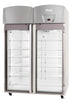 Migali Industries EVOX-2RG-LB-RC Medical-Grade Refrigerator 44.9 Cu. Ft. - two glass door upright with digital temperature controller, front quarter view