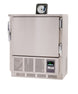 Migali Industries EVOX-U1F-BB Plasma Freezer 4.2 Cu. Ft. - solid door undercounter freezer at -30C with chart recorder, front quarter view