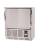 Migali Industries EVOX-U1R-C Medical-Grade Refrigerator 4.2 Cu. Ft. - single solid door undercounter refrigerator, front quarter view
