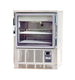Migali Industries EVOX-U1RG-PH Medical-Grade Refrigerator 4.2 Cu. Ft. - single glass door undercounter refrigerator with wire shelves, front quarter view
