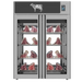 Omcan PI3AION144VI Stagionello Dry Age 3.0 1400 L dry aging cabinet 4-glass view