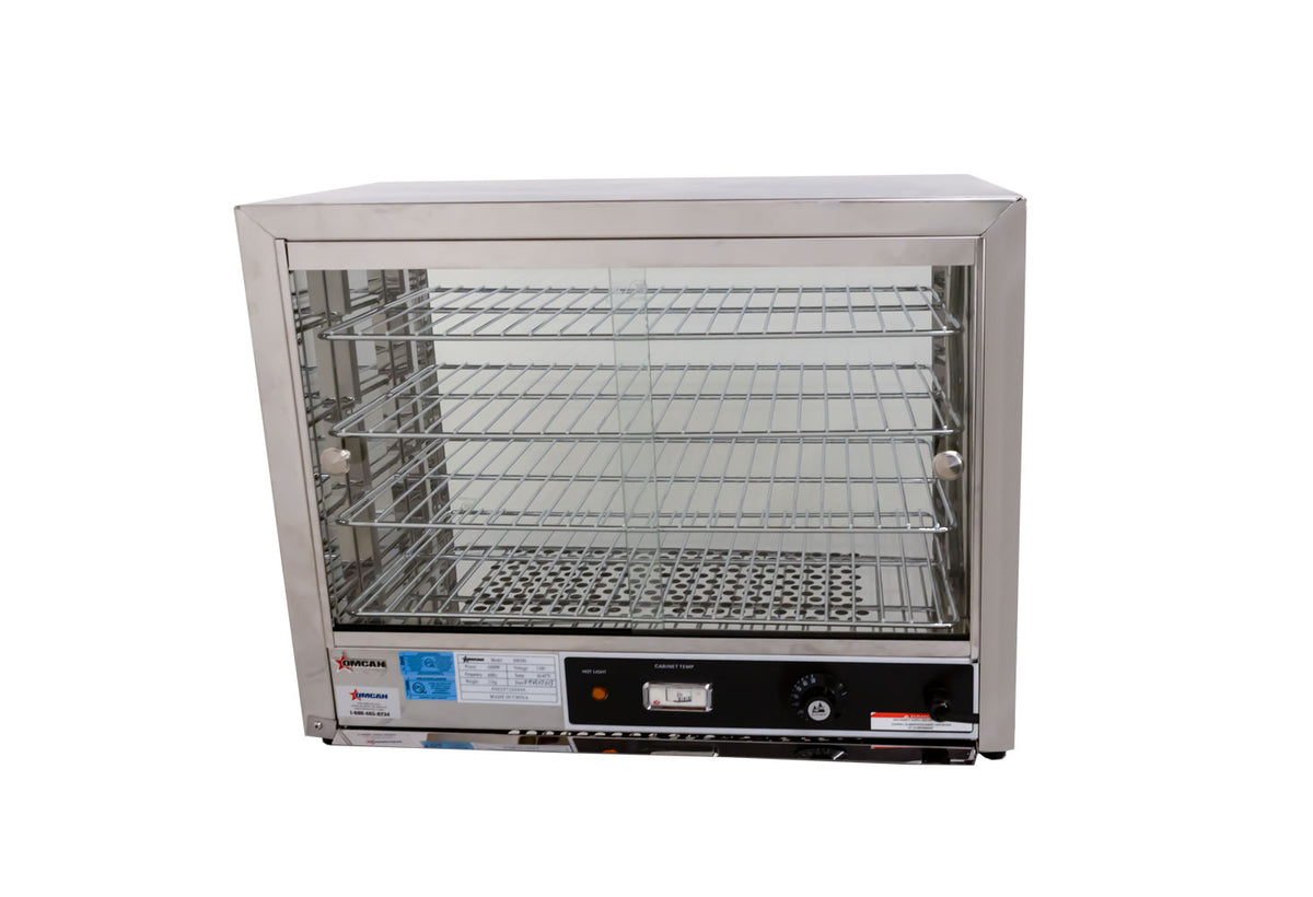 Omcan DW-CN-0641 25 inch four shelf countertop display warmer
