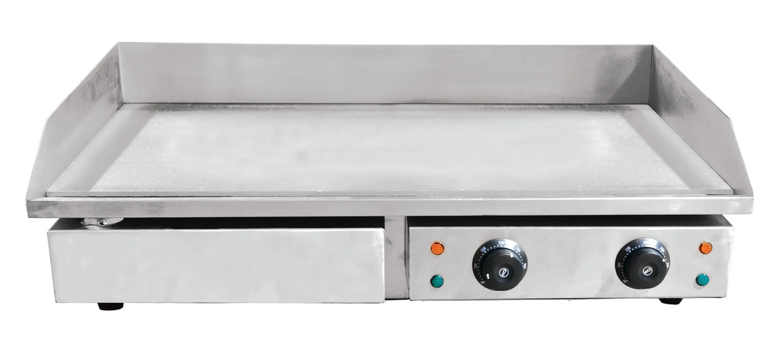 Omcan CE-CN-4400 29 inch stainless steel countertop electric griddle