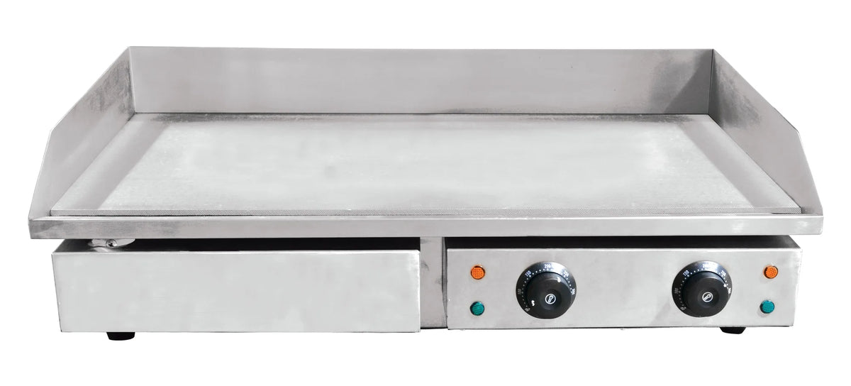 Omcan CE-CN-4400 29 inch stainless steel countertop electric griddle