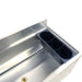 Omcan 43476 36 inch stainless steel ice bin with 3 inch backsplash