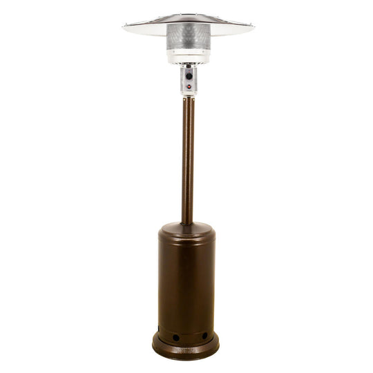 Omcan PH-CN-0045 87 inch brown propane patio heater with tank door