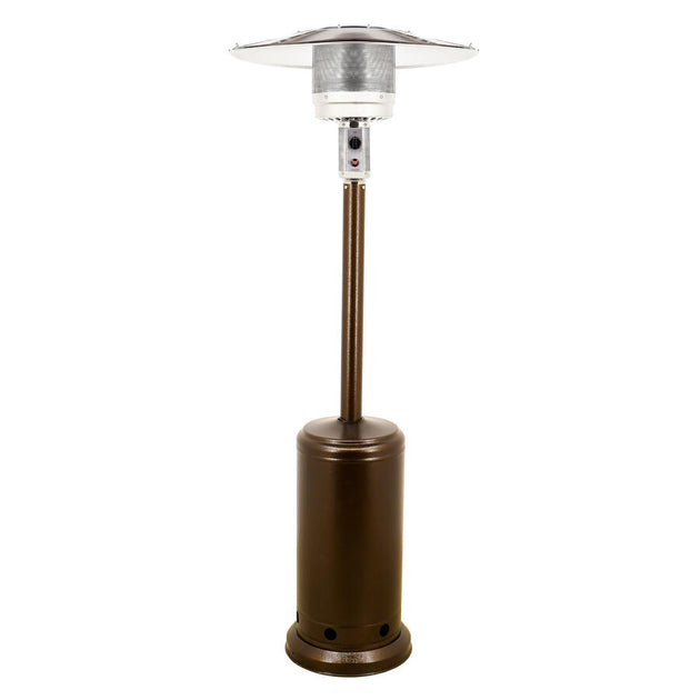 Omcan PH-CN-0045 87 inch brown propane patio heater with tank door