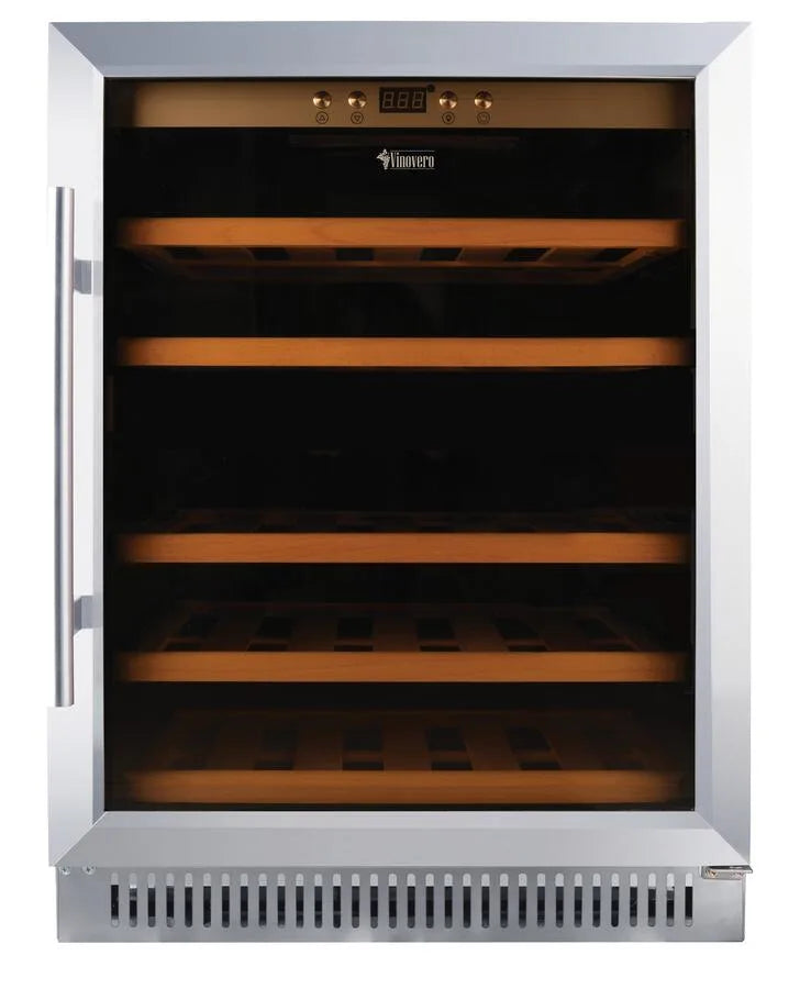 Omcan WC-CN-0051-S Vinovero 24 inch single zone wine cooler stainless steel door
