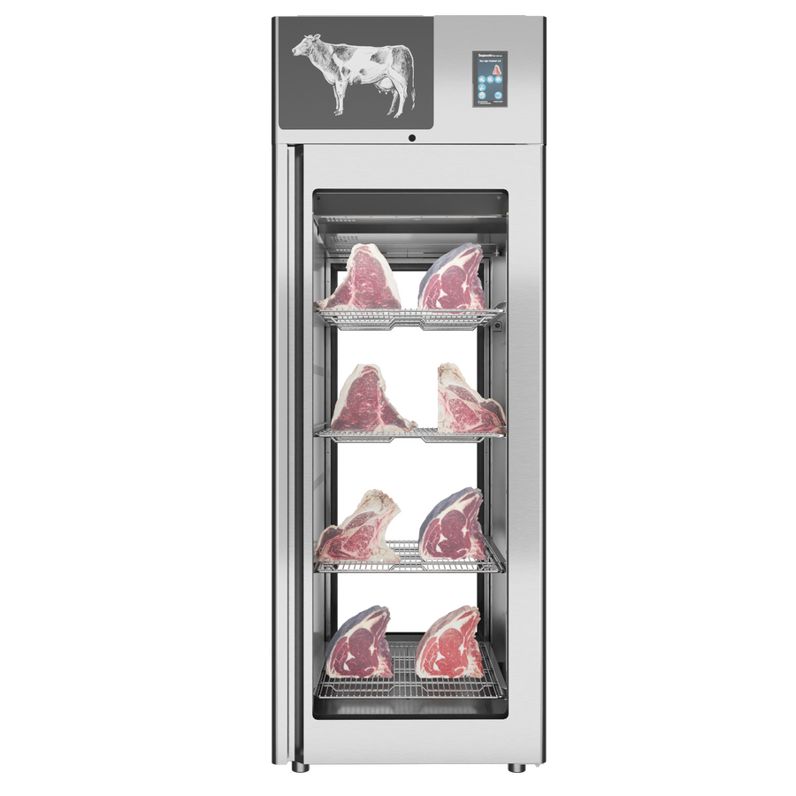 Omcan PI3AION07TTI Stagionello Dry Age 3.0 700 L dry aging cabinet 2-glass view