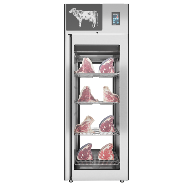 Omcan PI3AION07TTI Stagionello Dry Age 3.0 700 L dry aging cabinet 2-glass view