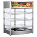 BakeMax BMCBF25 25 Inch Heated Display Case Full Service Countertop Stainless Steel and Glass — Supplyza