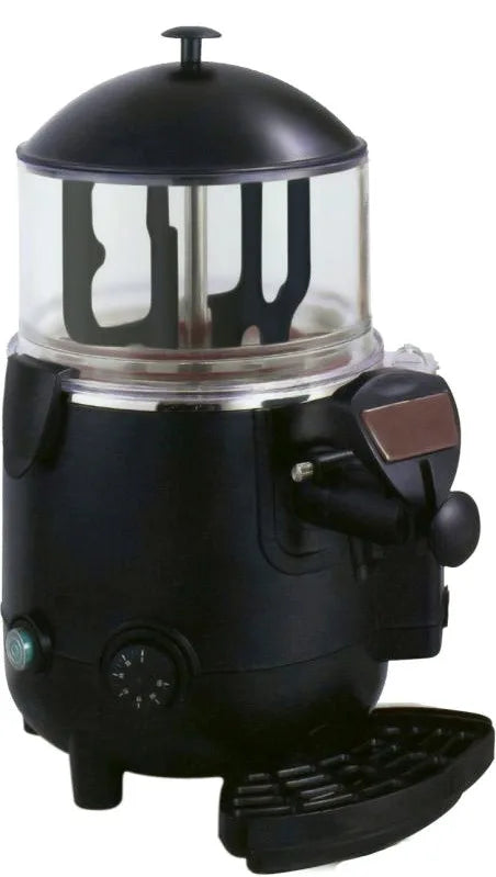 Omcan DI-CN-0005 5 L hot chocolate dispenser with polycarbonate bowl