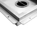 Omcan 44612 18 x 18 inch stainless steel floor drain with grating bar