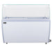 Omcan FR-CN-0460-S ice cream dipping freezer angle view