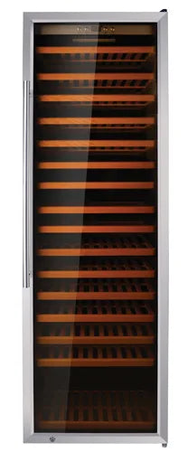Omcan WC-CN-0192-S Vinovero 24 inch single zone wine cooler 192 bottle stainless steel door