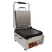 Omcan PG-CN-0515-FT single panini grill with smooth plates and timer