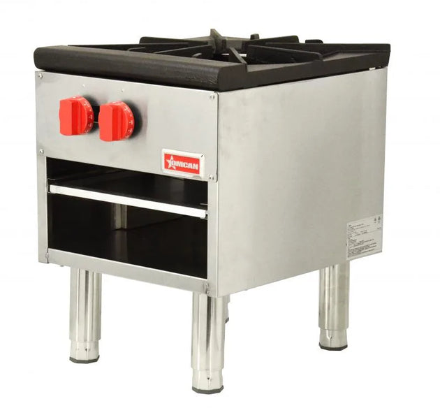 Omcan CE-CN-0533-S single burner natural gas stock pot range 100000 BTU