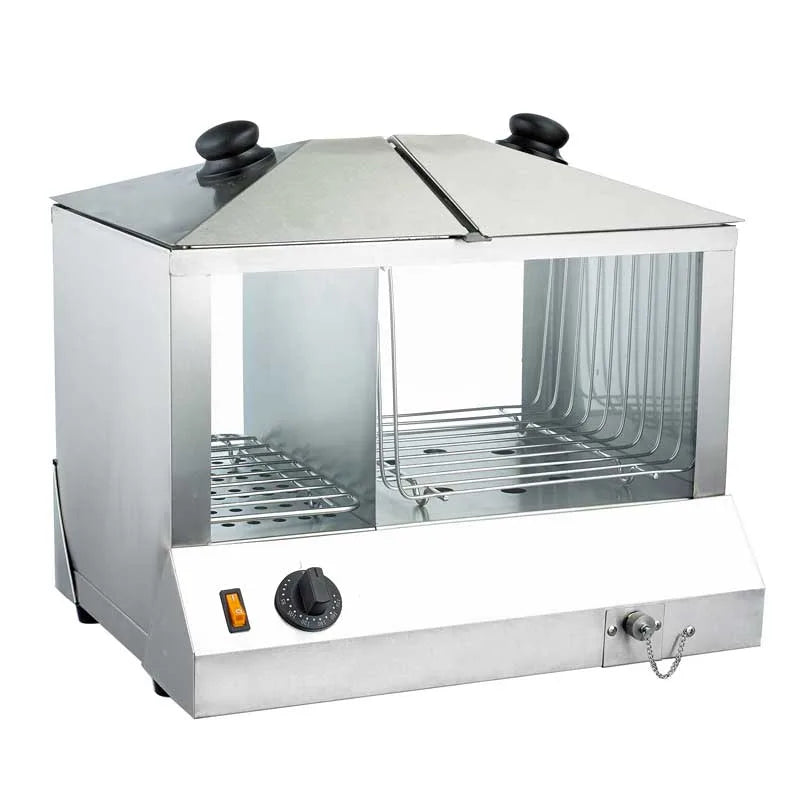 Omcan FW-CN-0100-H 18 inch hot dog steamer and bun warmer