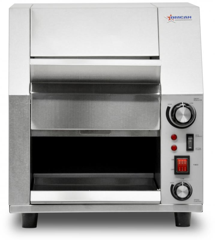 Omcan CE-CN-0254-T commercial stainless steel conveyor toaster