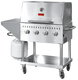Omcan CE-CN-0030-S LP 30 inch propane outdoor BBQ grill