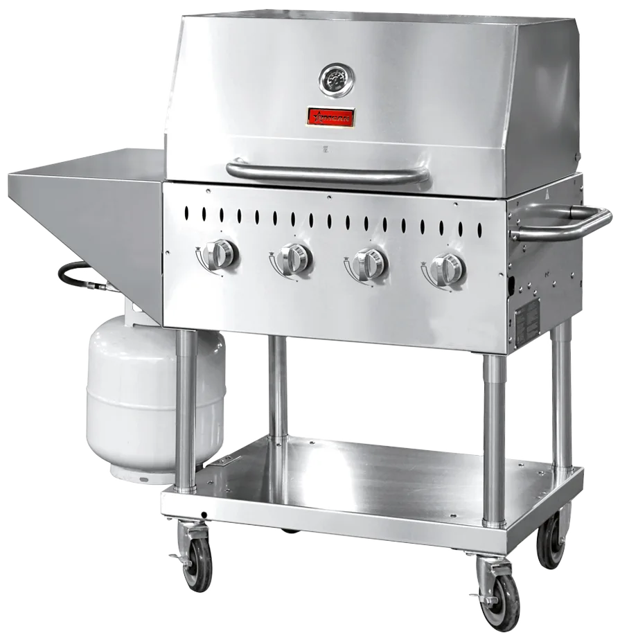 Omcan CE-CN-0030-S LP 30 inch propane outdoor BBQ grill