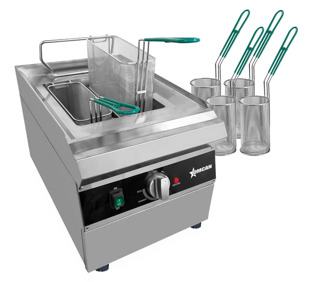 Omcan CE-CN-0004-N electric countertop pasta cooker 9 L
