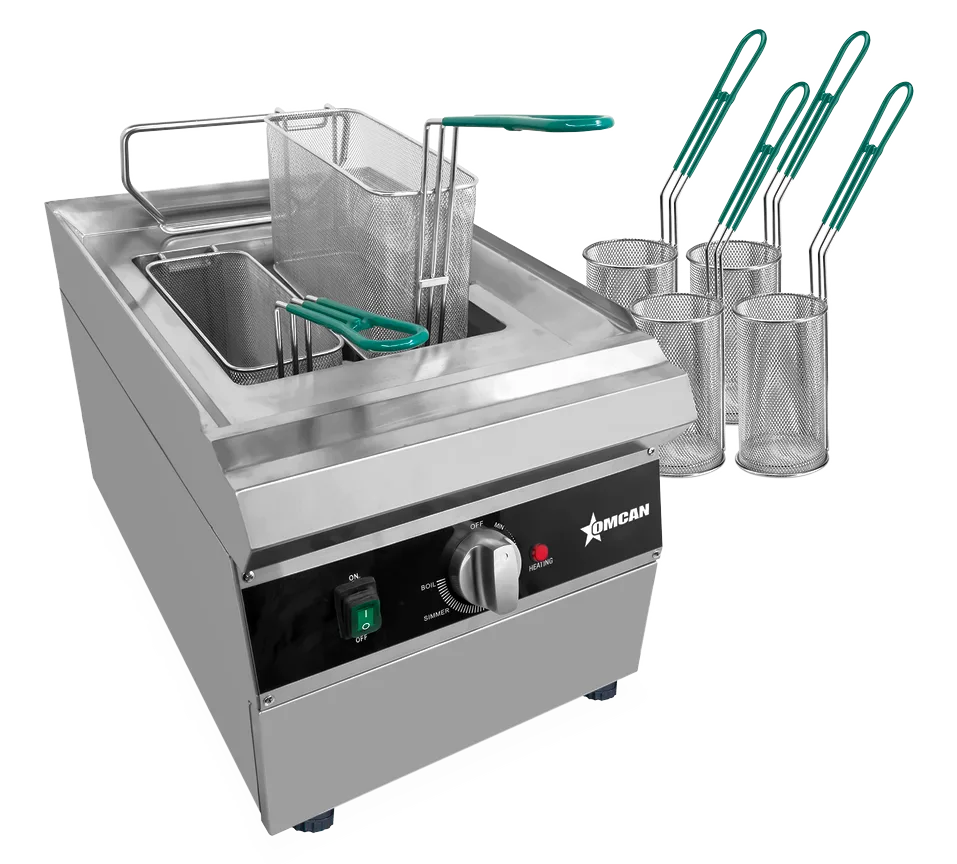 Omcan CE-CN-0004-N electric countertop pasta cooker 9 L