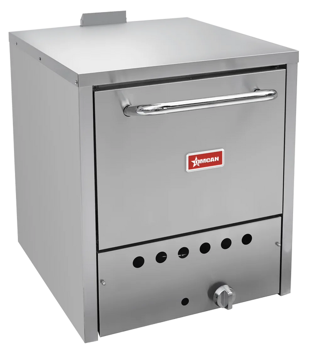 Omcan PE-CN-24P19 19.5 inch natural gas single chamber countertop pizza oven