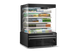 Omcan RS-CN-1500 60 inch black grab and go open front refrigerated showcase