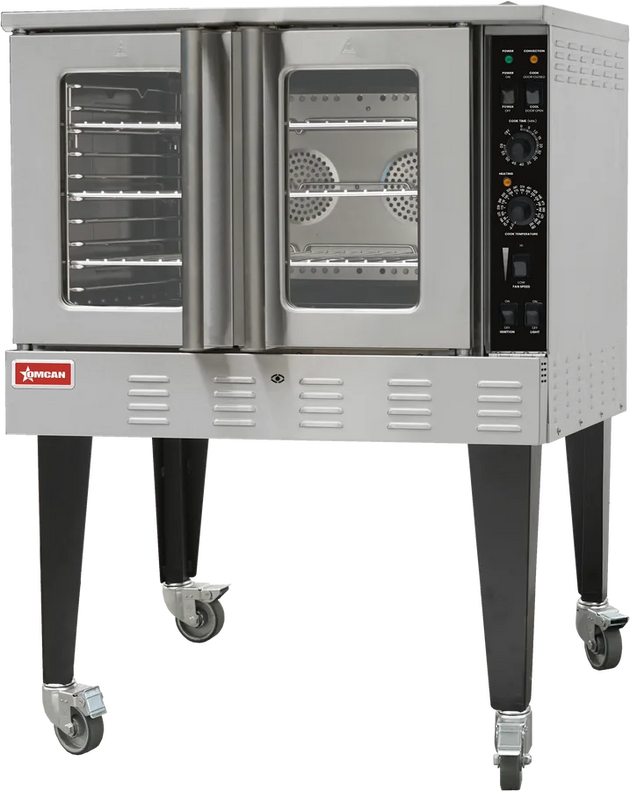 Omcan CE-CN-0001-NG convection oven alternate view