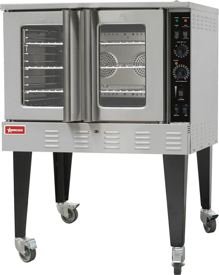 Omcan CE-CN-0001-NG convection oven alternate view