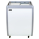 Omcan FR-CN-0160-R 26 inch ice cream display chest freezer with flat glass top