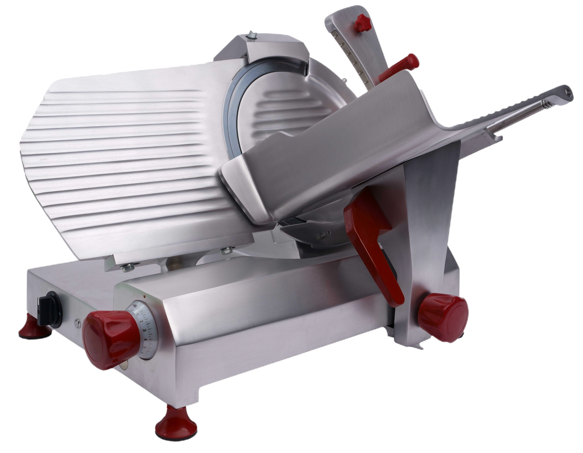 Omcan MS-IT-300-IP Trento 12 inch medium duty belt driven meat slicer