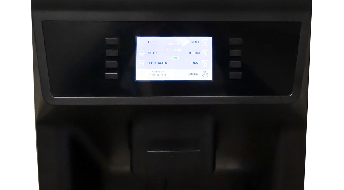 Omcan IC-CN-0229-D ice and water dispenser alternate view