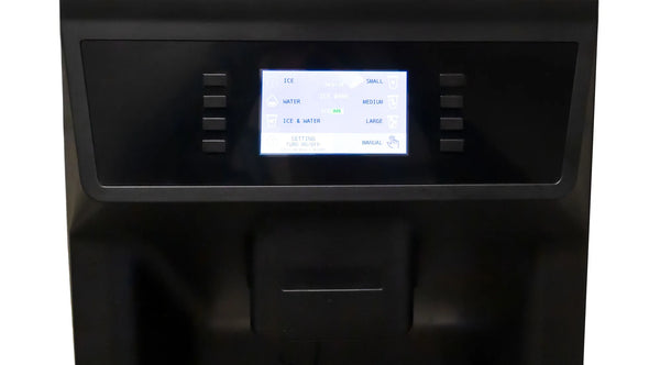 Omcan IC-CN-0229-D ice and water dispenser alternate view