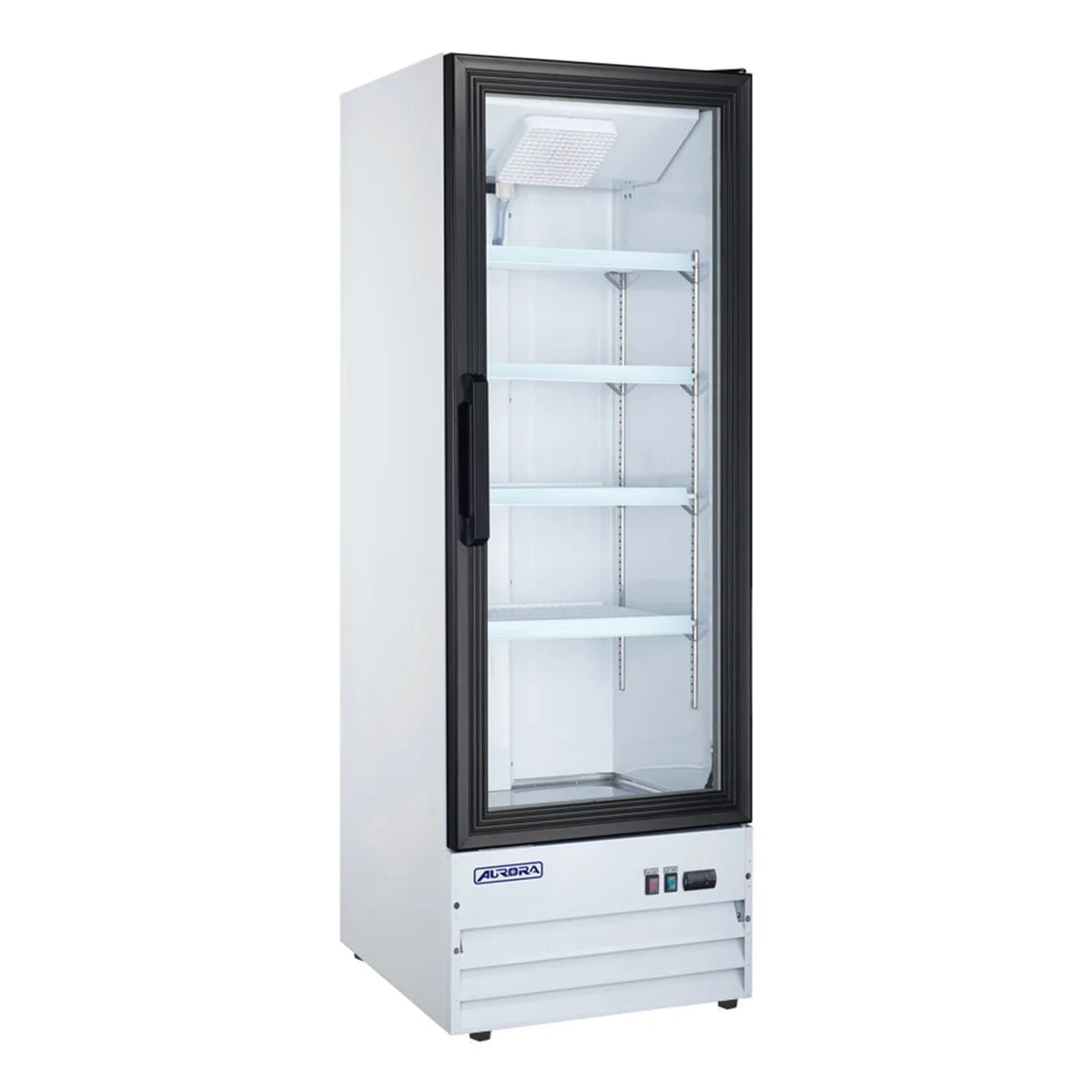 Omcan RE-CN-0009E-HC Aurora 22 inch one glass door display refrigerator in white