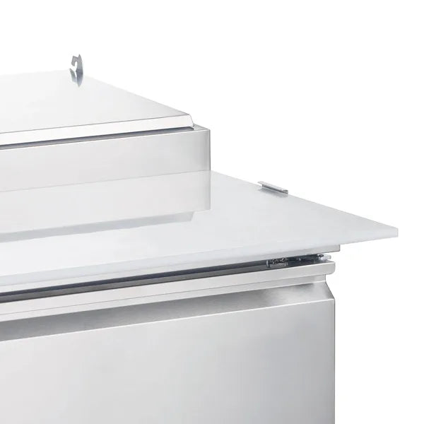 Omcan PT-CN-1270-HC pizza prep table alternate view