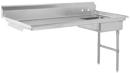 Omcan 40192 dish table alternate view