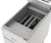 Migali Industries C-F35-LP 15 Inch Gas Deep Fryer - overhead view of the stainless steel fry tank and tube rack interior