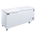 Dukers BD/BG-520 chest freezer interior with removable wire baskets