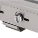 Migali Industries C-G36 36 Inch Gas Countertop Griddle - close-up detail of a burner control knob and stainless front panel