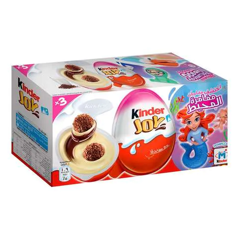 Kinder Joy Girl Cocoa & Milk Cream Eggs 60g